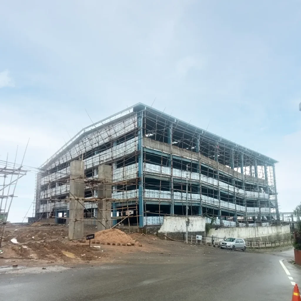 Willus steel building under construction