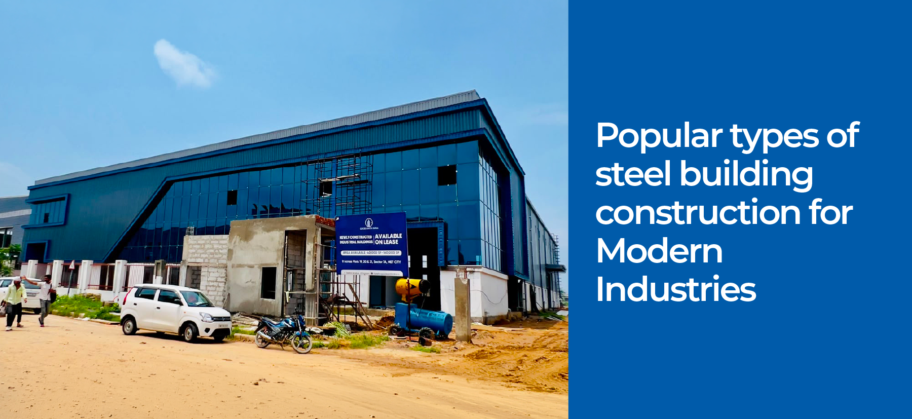 steel frame building construction