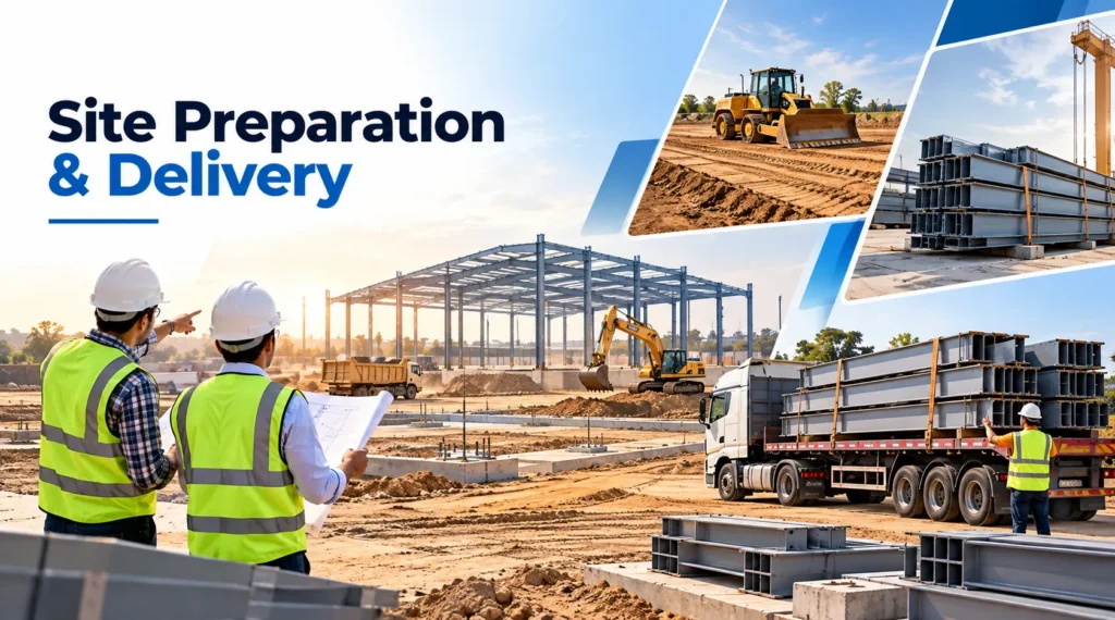 Site Preparation & Delivery